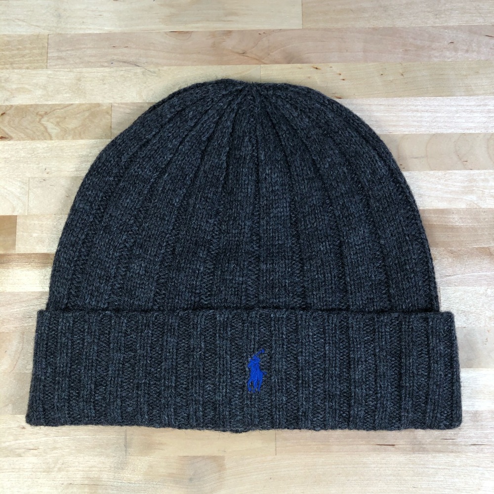 Polo Ralph Lauren Signature Merino Cuffed Beanie